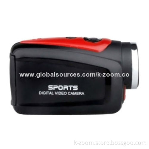 Sports Camera with HD 1,280x720P, Monochrome Digital Display